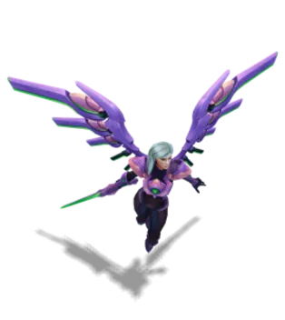 dibujo de kayle del ala del éter